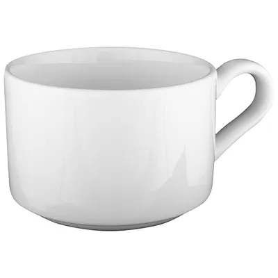 Чашка чайная «Белая» Практик фарфор 200мл D=85/113,H=61мм белый