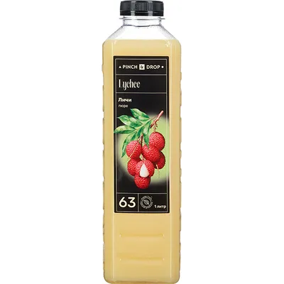 Пюре «Личи» фруктовое Pinch&Drop пластик 1л D=7,H=26см, Состояние товара: Новый, Вкус: Личи