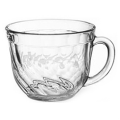 Чашка чайная «Витро» стекло 200мл D=86,H=69мм прозр.