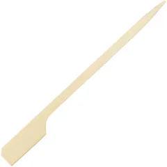 Skewers for canapés “Oar”[40pcs] bamboo ,L=10cm beige.