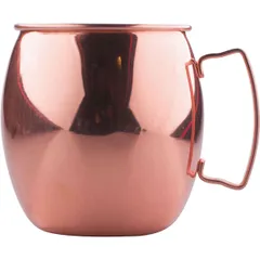 Cocktail mug “Moscow Mule”  stainless steel, copper  0.54 l  D=85, H=97mm  rose. gold