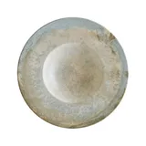 Тарелка для пасты «Луз» фарфор 400мл D=28см серый,бежев.