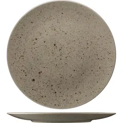 Plate “Lifestyle” small  porcelain  D=27cm  sand.