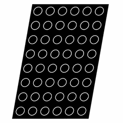 Форма кондитерская «Полусфера»[24шт] силикон,стеклопласт. D=8,H=4см