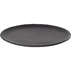 Тарелка «Базальт» мелкая керамика D=268,H=15мм черный, изображение 2