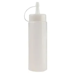 Container for sauces  plastic  0.7 l  D=65, H=240mm  clear.