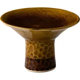Stand for a compliment “Ro design by erbisi”  porcelain  D=18, H=11.5 cm  brown, black