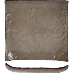 Тарелка «Кунстверк» квадратная керамика ,L=19,B=19см зелен.,коричнев.