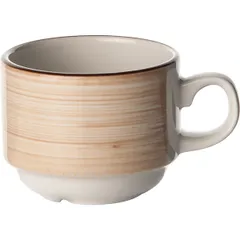 Чашка кофейная «Чино» фарфор 100мл D=65,H=50,L=85мм белый,бежев.