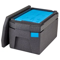 Cooler for containers  plastic , H=30, L=530, B=325mm  blue.