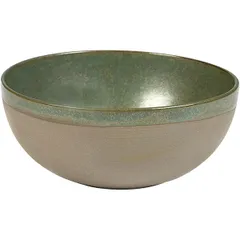 Salad bowl “Serfis” ceramics 2.4l D=235,H=95mm green.