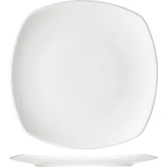 Plate “Options” square  porcelain , L=28.5, B=28.5cm  white