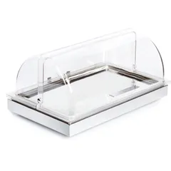 Станция буфетная для охлаждения с крышкой сталь нерж. ,H=25,5,L=53,B=32,5см