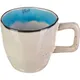 Чашка чайная «Малибу» керамика 240мл D=85,H=80мм бежев.,бирюз.