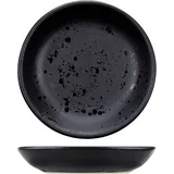 Тарелка б/полей «Оникс» керамика D=10см черный