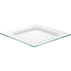 Тарелка «Бордер» квадратная стекло ,H=15,L=255,B=253мм прозр., изображение 2