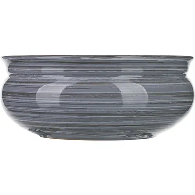Тарелка глубокая «Пинки» керамика 0,5л D=14,H=6см серый, изображение 2