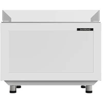 Кофемашина «Sanremo ZOE 2G SED TA» алюм.литой 10,3л ,H=60,2,L=72,B=52,8см 3,15Квт белый,металлич., Цвет: Белый, изображение 3