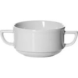 Чашка бульонная «Опшенс» фарфор 260мл белый