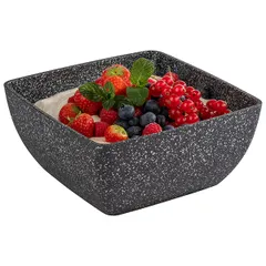 Салатник «Фростфаер» алюмин. 1,5л ,H=9,L=19,B=19см черный,серый, изображение 3