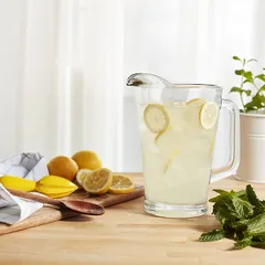 Кувшин «Питчер» стекло 1,05л D=120,H=180,L=165,B=3мм прозр., изображение 2