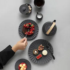 Сахарница «Пекое» керамика D=90,H=55мм черный, изображение 3