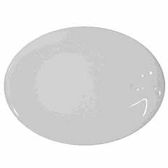 Блюдо «Это» овальное фарфор ,H=30,L=330,B=235мм белый