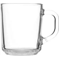 Mug “Green tea” glass 200ml D=102,H=90mm clear.