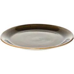 Тарелка «Крафт Браун» мелкая фарфор D=25,H=2см коричнев., изображение 2