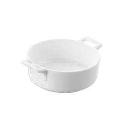 Baking dish porcelain 290ml D=120,H=50,L=145mm white