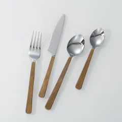 Вилка столовая «Концепт №9» сталь нерж. ,L=21см золотой,серебрист., изображение 3