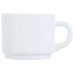 Tea cup “Empileable” glass 200ml D=78mm white