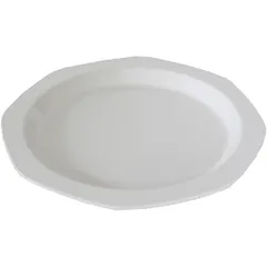 Small plate  polycarbonate  D=19.5 cm  white