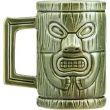 Beer mug “Tiki” ceramics 450ml green.