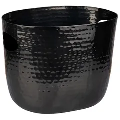 Champagne bucket aluminum 3.9l ,H=20,L=25.5,B=19cm black