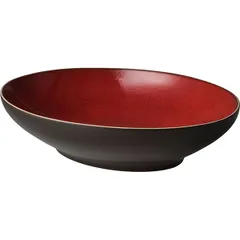 Салатник «Лава» керамика D=23см красный,черный