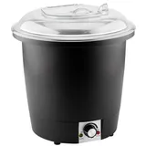 Мармит-супница электрический 50Гц с крышкой пластик,сталь нерж. 10л D=28,H=32,L=33,4,B=32,8см 450вт 