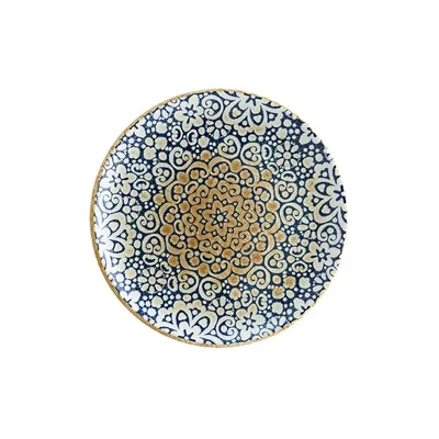 Тарелка «Альхамбра» фарфор D=17см белый,синий