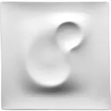 Блюдо сервировочное «Крушиал Дэт» фарфор ,H=3,L=28,B=28см белый