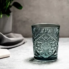 Олд фэшн (стакан) «Хобстар» стекло 355мл D=89,H=106мм зелен., изображение 4