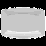 Блюдо «Виктория» прямоугольное фарфор ,H=30,L=386,B=269мм белый