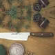 Нож поварской «Нордика» сталь нерж.,дерево ,L=21см, изображение 4