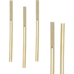 Skewers for canapés “Tweezers”[250pcs] bamboo ,L=18cm beige.