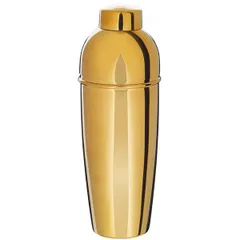 European shaker  stainless steel  0.6 l  D=85, H=230mm  gold