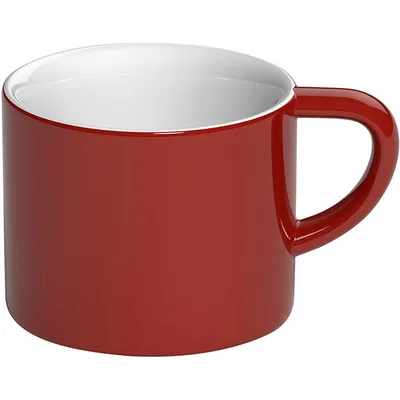 Чашка чайная «Бонд» фарфор 150мл ,H=65,L=105,B=80мм красный, Цвет: Красный