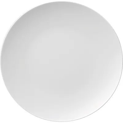 Тарелка «Медалион Вайт» мелкая фарфор D=28см белый