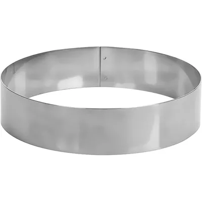 Кольцо кондитерское сталь нерж. D=26,H=6см металлич.