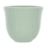 Стакан для горячих напитков фарфор 250мл D=90,H=75мм св.зелен.