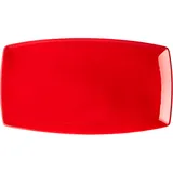 Блюдо «Фиренза ред Нэо» фарфор ,H=20,L=360,B=203мм красный,белый