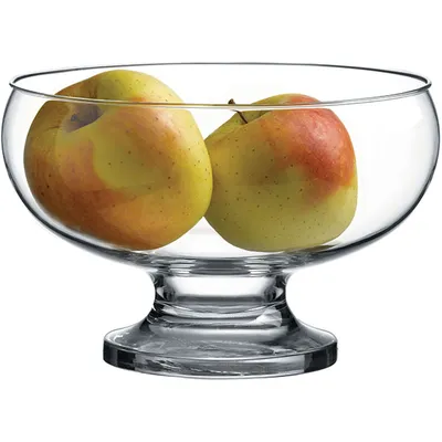 Ваза для фруктов ,H=11,7см прозр., изображение 2